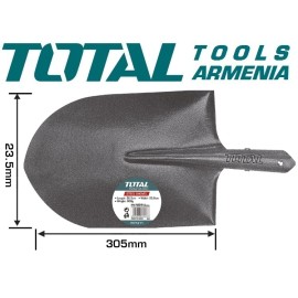 Պողպատե բահ 300x242 մմ
