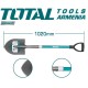 Steel shovel with fiberglass handle 1020mm Steel shovel with fiberglass handle 1020mm