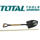 Steel shovel with wooden handle 1030mm