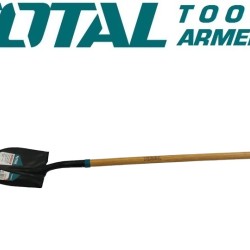 Steel shovel with wooden handle 1470mm