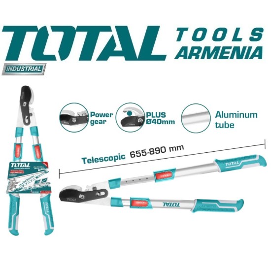 Telescopic pruning shear 650-850mm