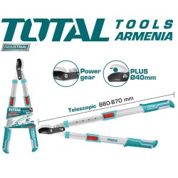Telescopic pruning shear 650-850mm