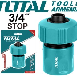 Plastic hose connector stop 3/4"