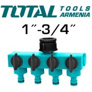 Plastic Hose Connector 1" - 3/4"