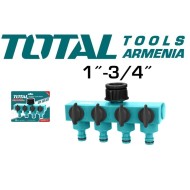 Plastic Hose Connector 1" - 3/4"