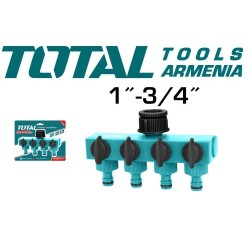 Plastic Hose Connector 1" - 3/4"