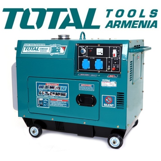 Diesel generator Noiseless three-phase 5000 W Diesel generator Noiseless three-phase 5000 W