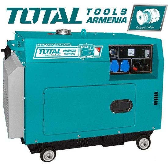 Diesel generator Noiseless three-phase 5000 W Diesel generator Noiseless three-phase 5000 W