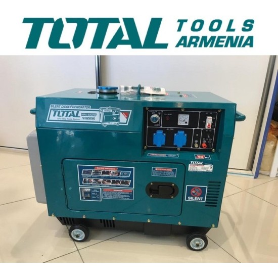 Diesel generator Noiseless three-phase 5000 W Diesel generator Noiseless three-phase 5000 W