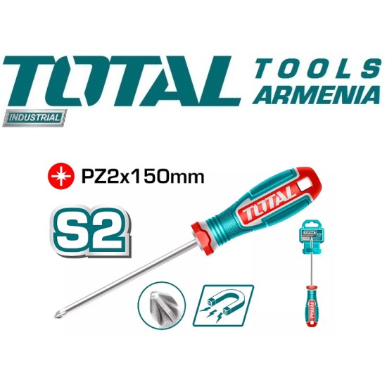Pozidriv screwdriver 6․0 x 150 mm Pozidriv screwdriver 6․0 x 150 mm