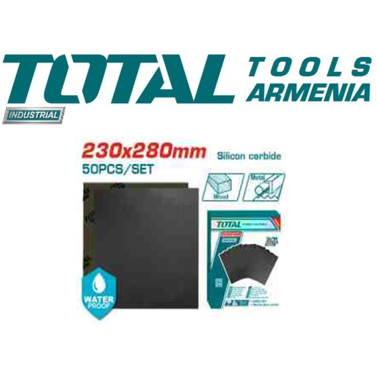 Waterproof sandpaper 230x280mm Waterproof sandpaper 230x280mm