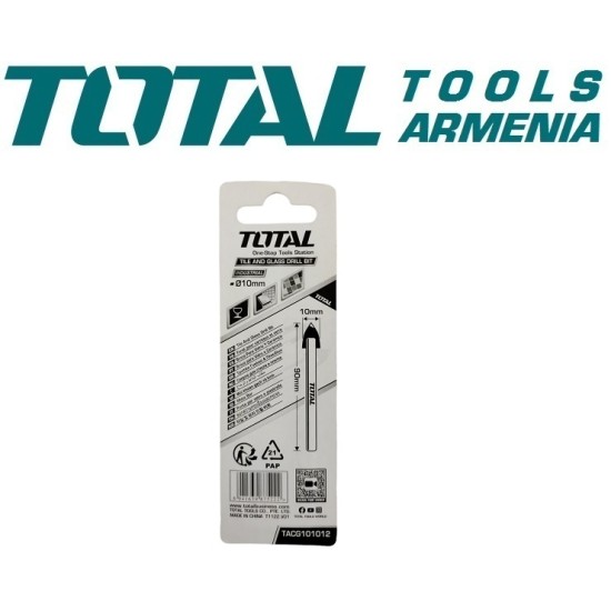 Drill bit for tile and glass 10X90MM