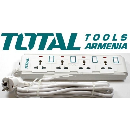 Extension Socket 4 places, 3 m Extension Socket 4 places, 3 m