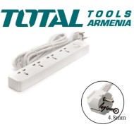 Extension Socket 4 places, 3 m 