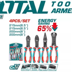 4 Pcs compound action pliers set