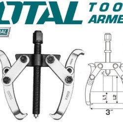 Double-grip bearing puller 80 mm