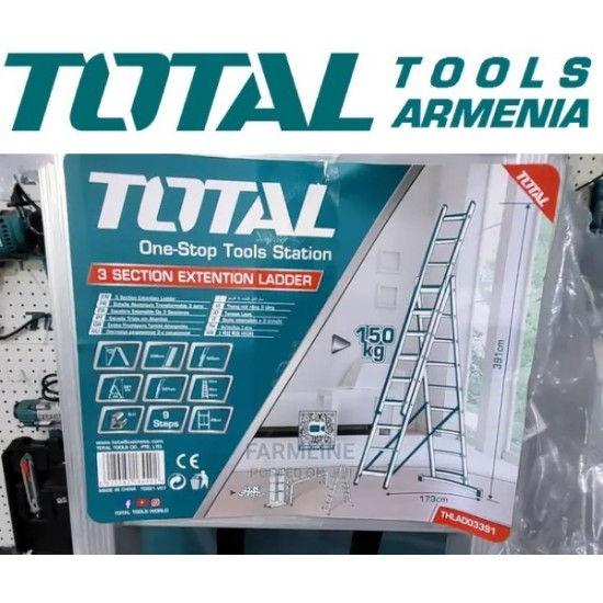 Three-section extension ladder Three-section extension ladder