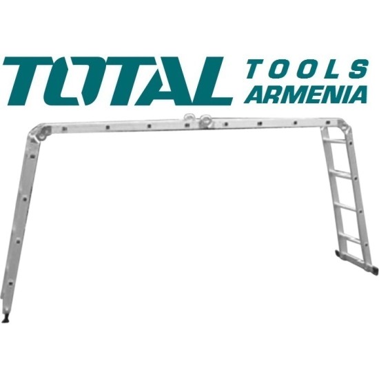 Multi-purpose aluminum ladder 4 x 3 steps Multi-purpose aluminum ladder 4 x 3 steps