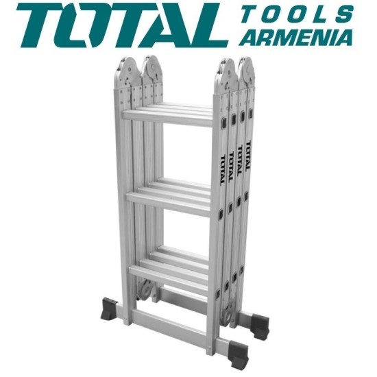 Multi-purpose aluminum ladder 4 x 3 steps Multi-purpose aluminum ladder 4 x 3 steps