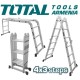 Multi-purpose aluminum ladder 4 x 3 steps Multi-purpose aluminum ladder 4 x 3 steps