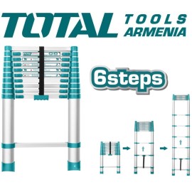 Տելեսկոպիկ սանդուղք 6 քայլ