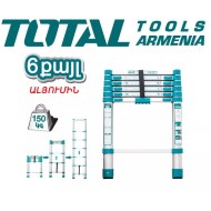 Telescopic ladder 6 steps