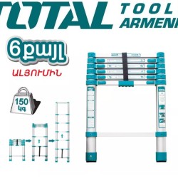 Telescopic ladder 6 steps