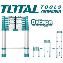 Telescopic ladder 8 steps