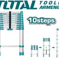 Telescopic ladder 10 steps