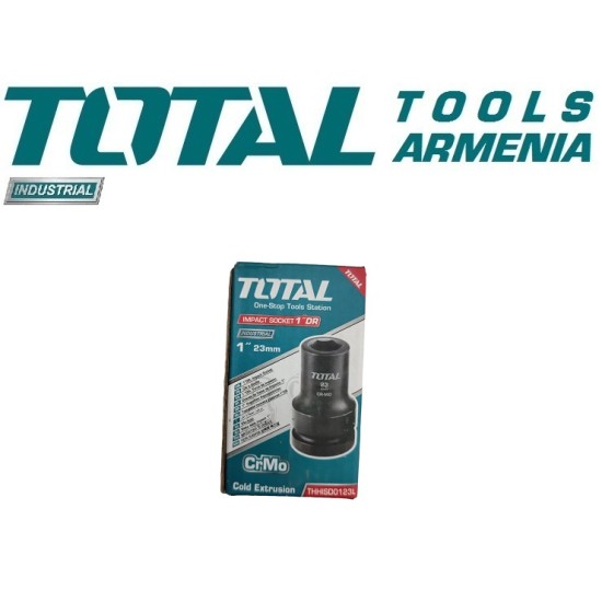 Impact socket head 23mm