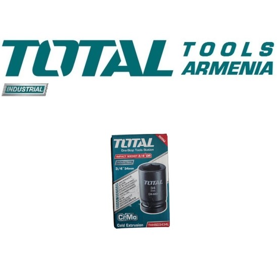 Impact socket head 34mm - 3/4"