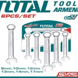 Combination wrench set 6pcs