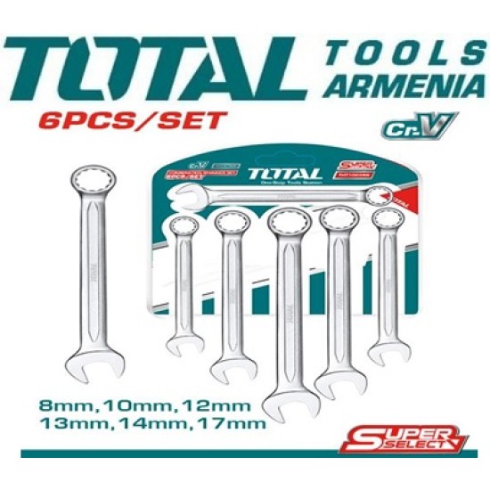 Combination wrench set 6pcs Combination wrench set 6pcs