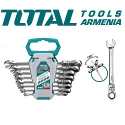 folding head wrench set 8pcs