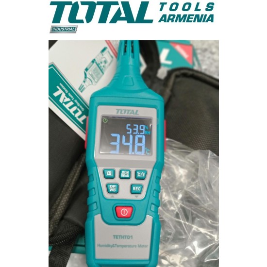 Digital humidity and temperature meter