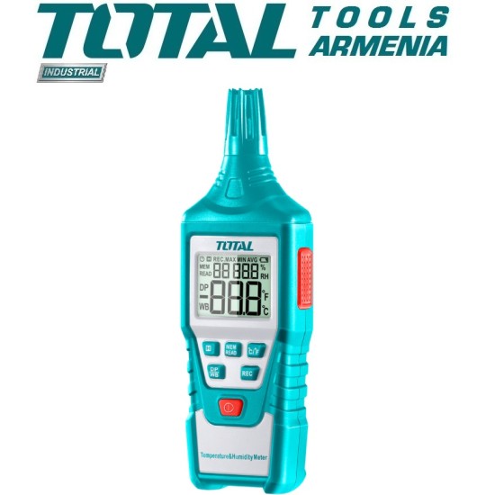 Digital humidity and temperature meter
