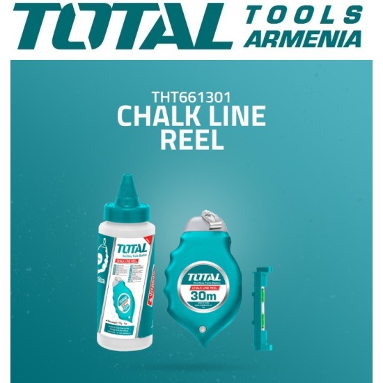 Chalk line reel 30m