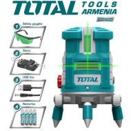 Self-Leveling Line Laser(green laser beams)
