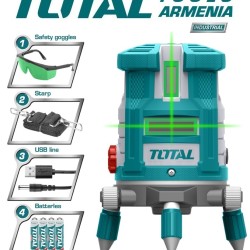 Self-Leveling Line Laser(green laser beams)