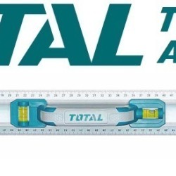 Aluminum ruler with level 600mm