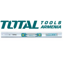 Aluminum ruler with level 600mm