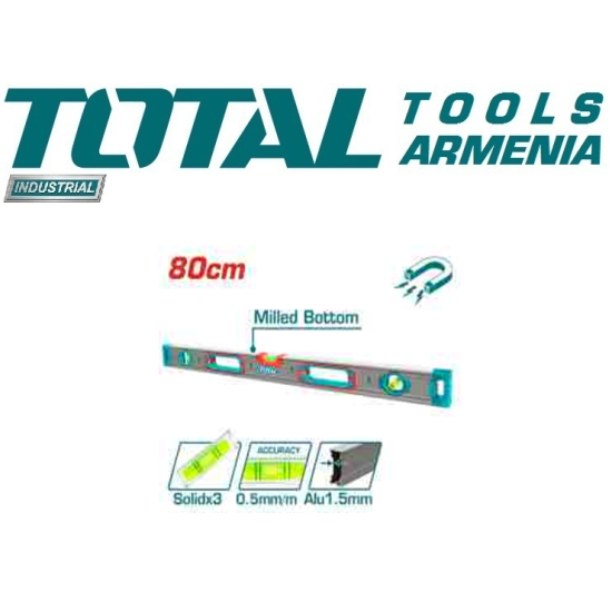 Level with powerful magnets 800mm Level with powerful magnets 800mm