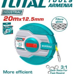 Fiberglass measuring tape 20m
