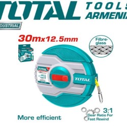 Fiberglass measuring tape 30m