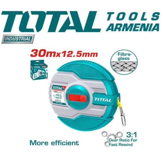 Fiberglass measuring tape 30m Fiberglass measuring tape 30m