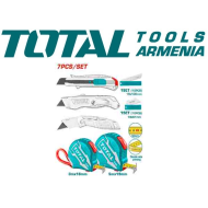 Measuring tape and utility knife set