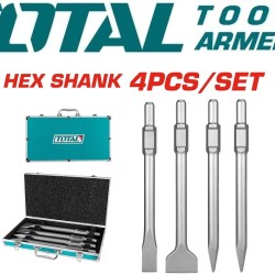 4Pcs SDS Hex chisel set