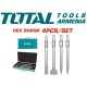 4Pcs SDS Hex chisel set