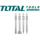 4Pcs SDS Hex chisel set