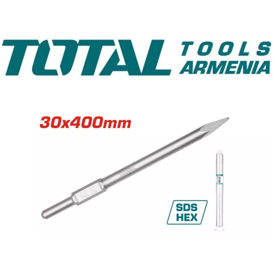 Chisel 30X400 Mm - SDS - HEX Chisel 30X400 Mm - SDS - HEX
